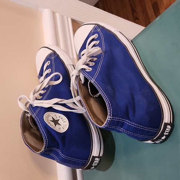 Converse All Stars hightops men's size 12 women's size 14 - Picture 3 of 9